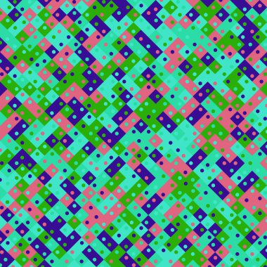 Color Rhombus tile tessellation pattern illustration