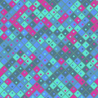 Color Rhombus tile tessellation pattern illustration