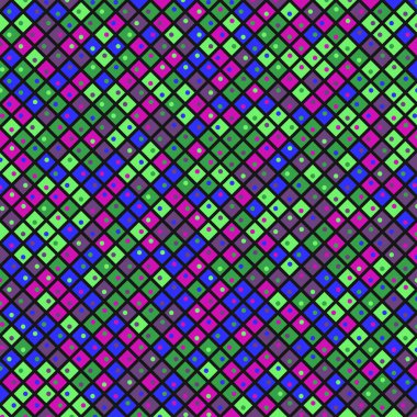 Color Rhombus tile tessellation pattern illustration