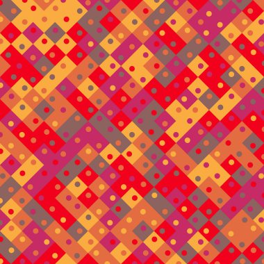Color Rhombus tile tessellation pattern illustration