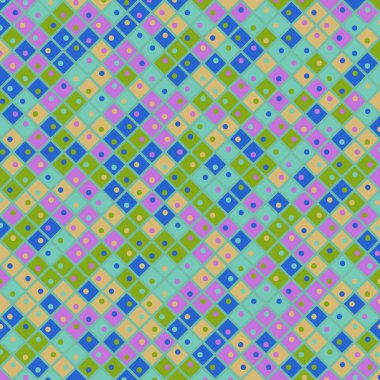 Color Rhombus tile tessellation pattern illustration