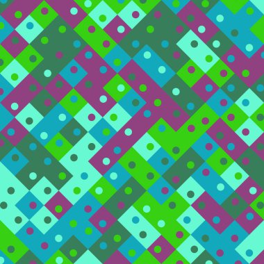 Color Rhombus tile tessellation pattern illustration