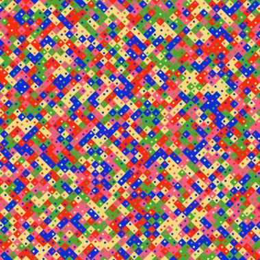 Color Rhombus tile tessellation pattern illustration