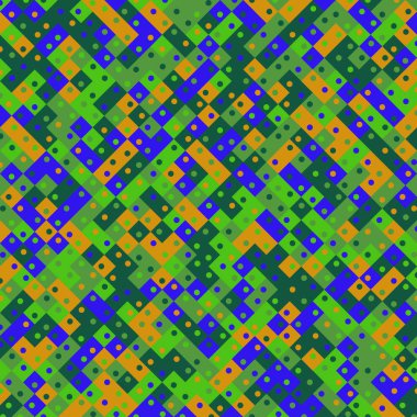 Color Rhombus tile tessellation pattern illustration