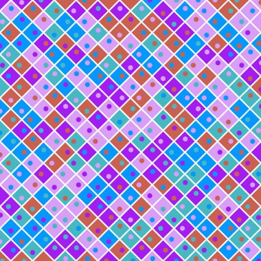 Color Rhombus tile tessellation pattern illustration