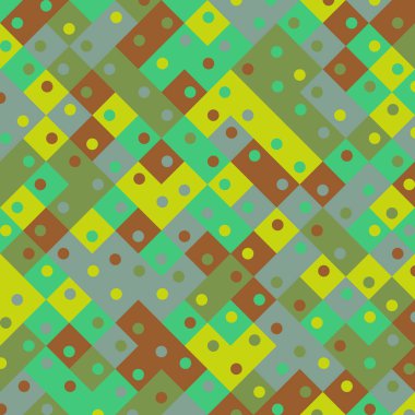 Color Rhombus tile tessellation pattern illustration