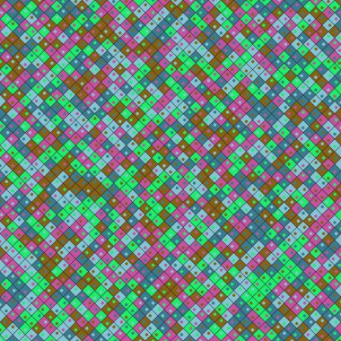 Color Rhombus tile tessellation pattern illustration