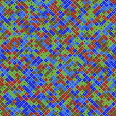 Color Rhombus tile tessellation pattern illustration