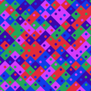 Color Rhombus tile tessellation pattern illustration