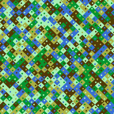 Color Rhombus tile tessellation pattern illustration