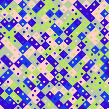 Color Rhombus tile tessellation pattern illustration