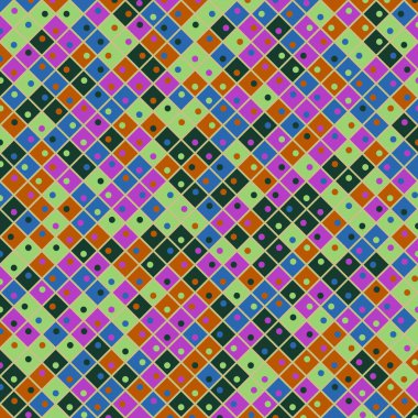 Color Rhombus tile tessellation pattern illustration