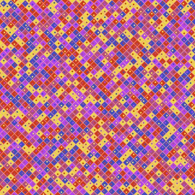 Color Rhombus tile tessellation pattern illustration