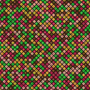 Color Rhombus tile tessellation pattern illustration