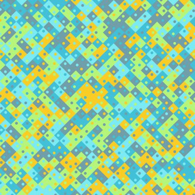 Color Rhombus tile tessellation pattern illustration