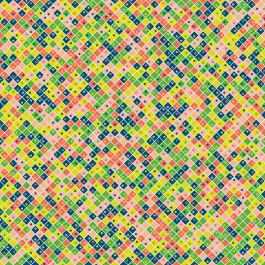 Color Rhombus tile tessellation pattern illustration