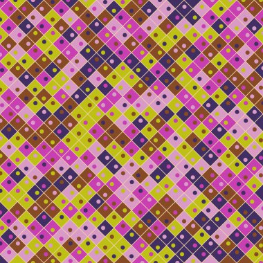Color Rhombus tile tessellation pattern illustration