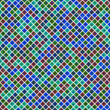 Color Rhombus tile tessellation pattern illustration