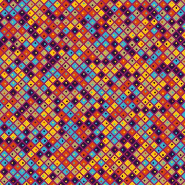 Color Rhombus tile tessellation pattern illustration