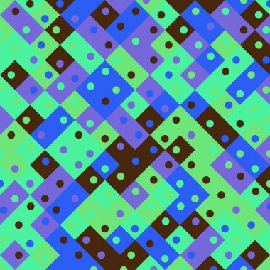 Color Rhombus tile tessellation pattern illustration