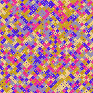 Color Rhombus tile tessellation pattern illustration