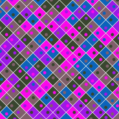 Color Rhombus tile tessellation pattern illustration