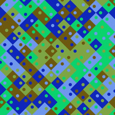 Color Rhombus tile tessellation pattern illustration