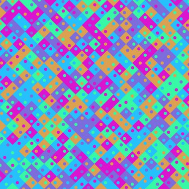 Color Rhombus tile tessellation pattern illustration