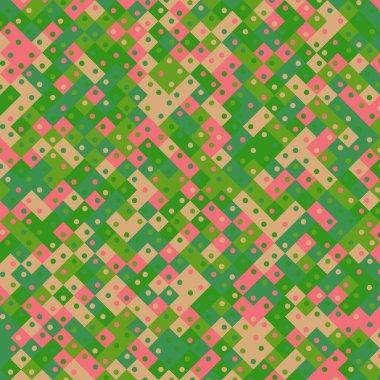 Color Rhombus tile tessellation pattern illustration