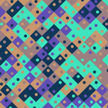 Color Rhombus tile tessellation pattern illustration