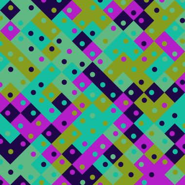 Color Rhombus tile tessellation pattern illustration