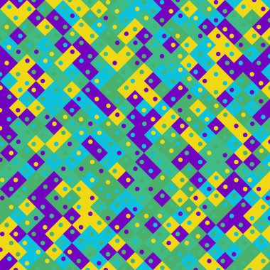 Color Rhombus tile tessellation pattern illustration