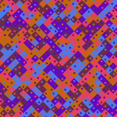 Color Rhombus tile tessellation pattern illustration