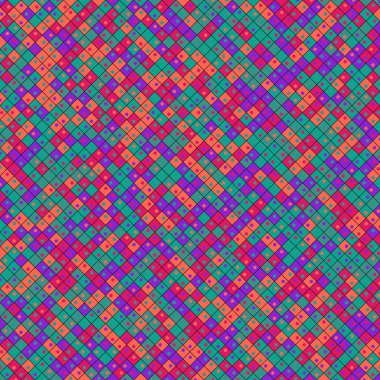 Color Rhombus tile tessellation pattern illustration
