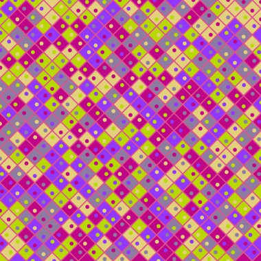 Color Rhombus tile tessellation pattern illustration