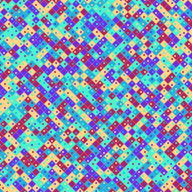 Color Rhombus tile tessellation pattern illustration