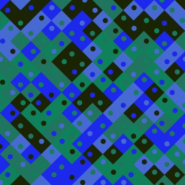 Color Rhombus tile tessellation pattern illustration