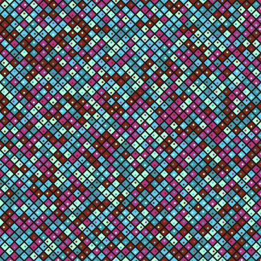 Color Rhombus tile tessellation pattern illustration