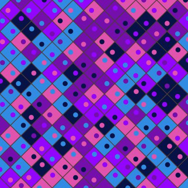 Color Rhombus tile tessellation pattern illustration