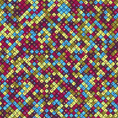 Color Rhombus tile tessellation pattern illustration