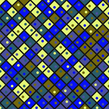 Color Rhombus tile tessellation pattern illustration
