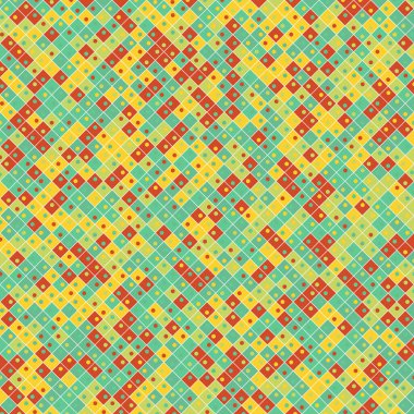 Color Rhombus tile tessellation pattern illustration