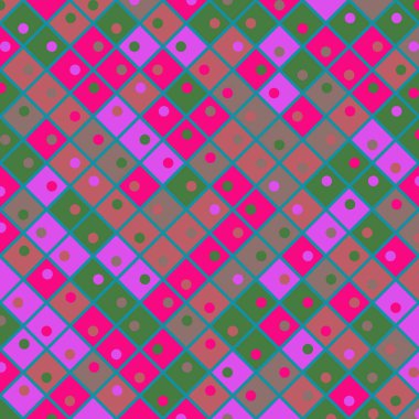 Color Rhombus tile tessellation pattern illustration