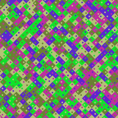 Color Rhombus tile tessellation pattern illustration