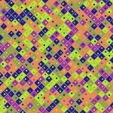 Color Rhombus tile tessellation pattern illustration