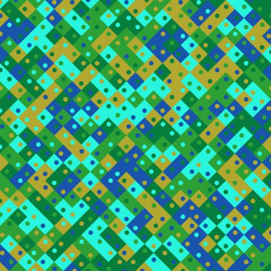 Color Rhombus tile tessellation pattern illustration