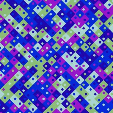 Color Rhombus tile tessellation pattern illustration