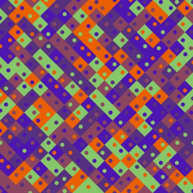 Color Rhombus tile tessellation pattern illustration