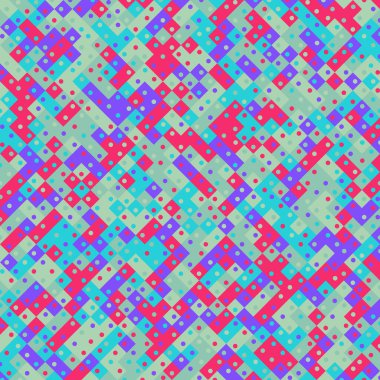 Color Rhombus tile tessellation pattern illustration
