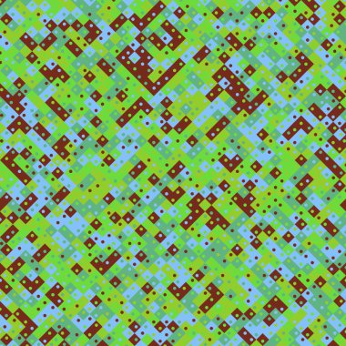 Color Rhombus tile tessellation pattern illustration